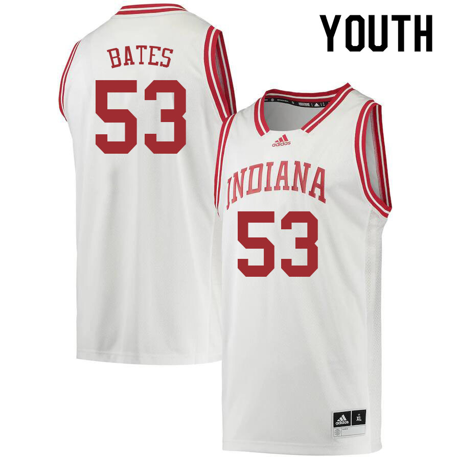 Youth #53 Tamar Bates Indiana Hoosiers College Basketball Jerseys Sale-Retro